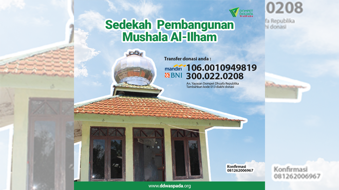 Sedekah Pembangunan Mushallah Al_Ilham