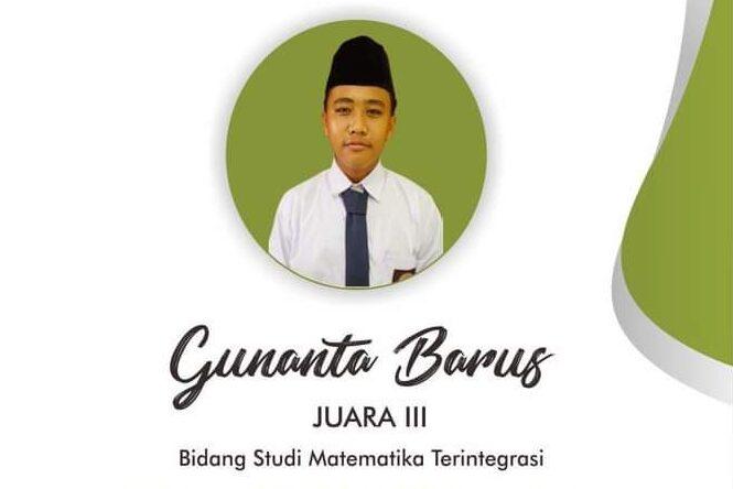 Gunanta, Murid MAS Bintang Rabbani Siap Bersaing di KSM Provinsi