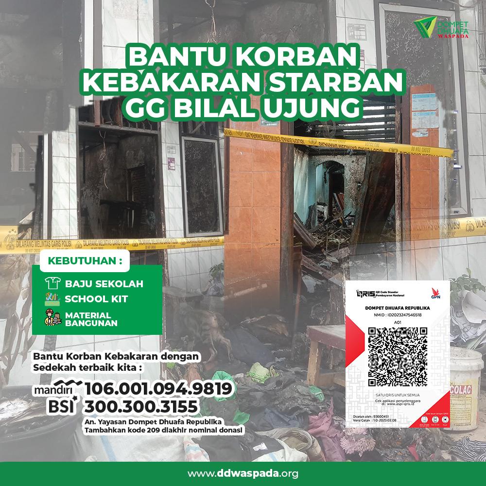 Bantu Korban Kebakaran Starban Gg Bilal Ujung