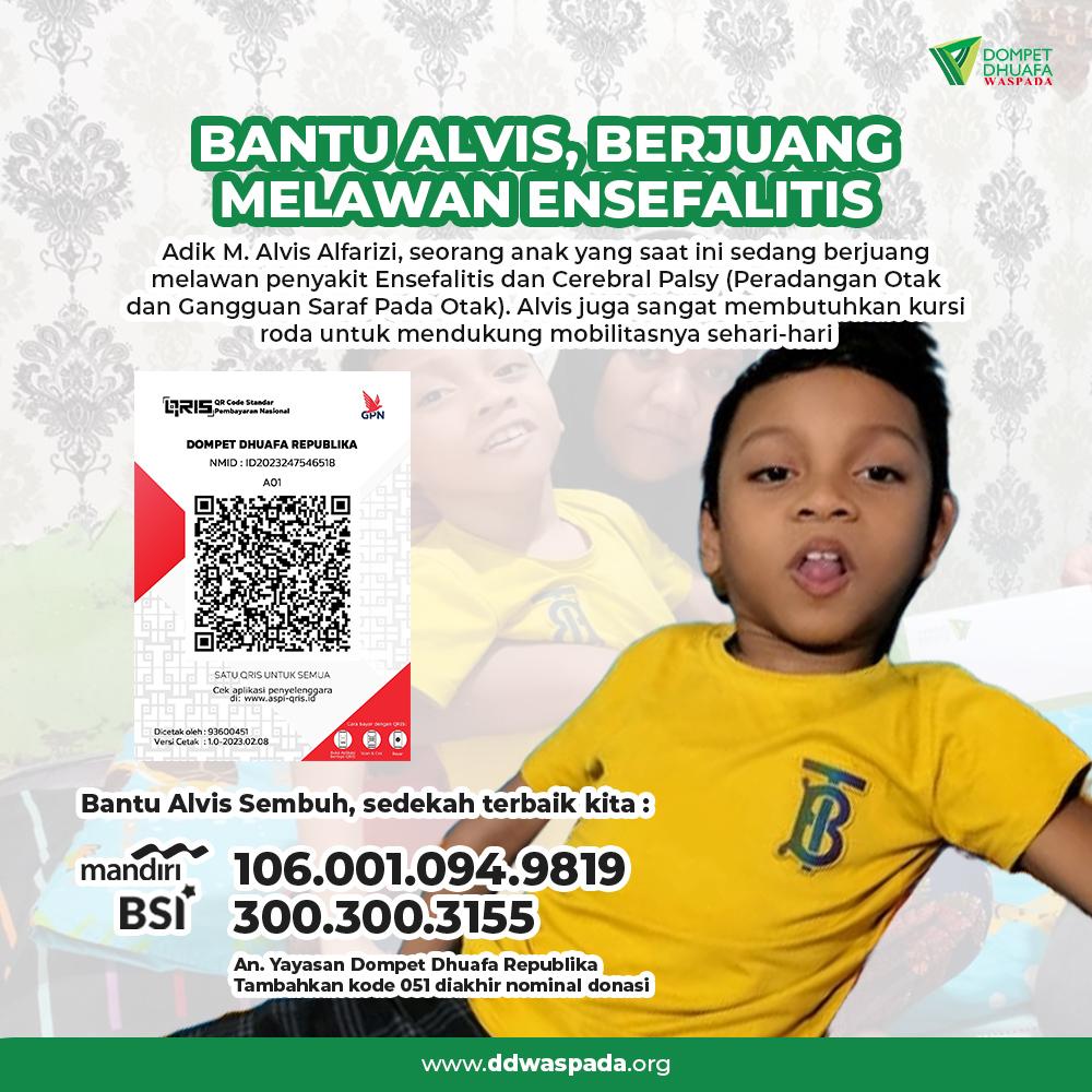 Bantu Alvis, Berjuang Melawan Ensefalitis