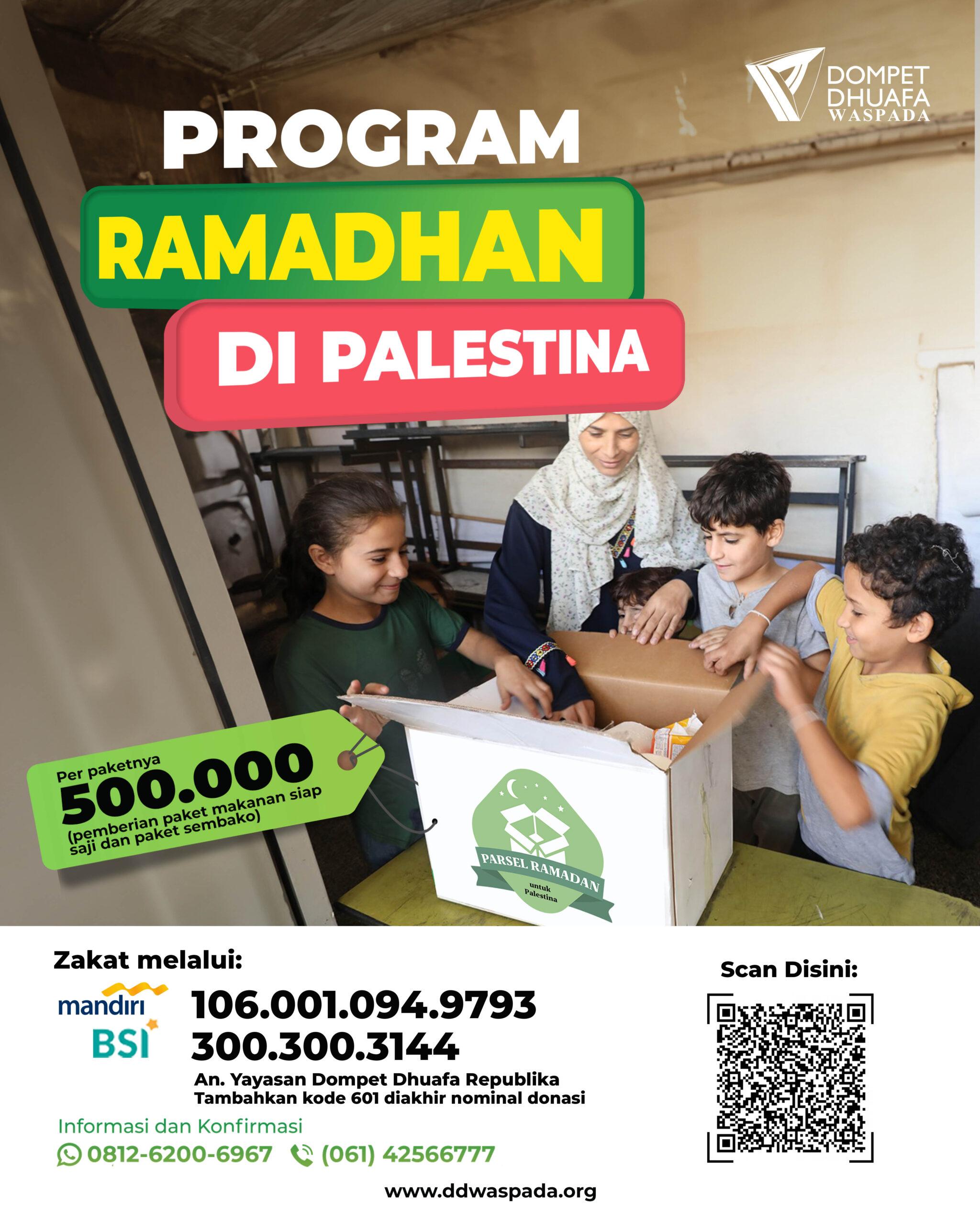 Sambut Bahagianya Ramadhan, Berbagi Kebahagiaan untuk Anak-anak di Palestina