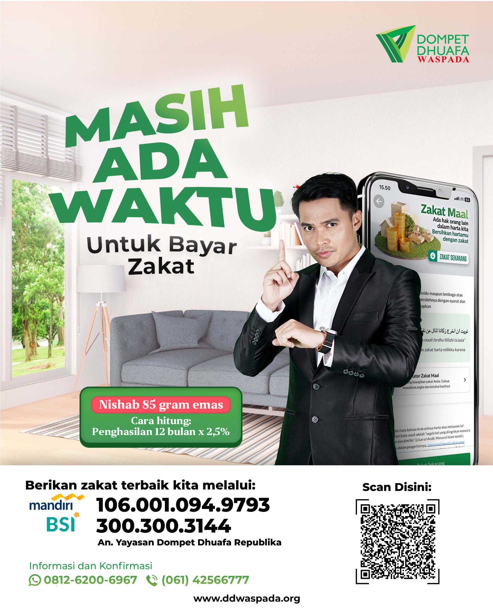 Masih Ada Waktu, Untuk Bayar Zakat