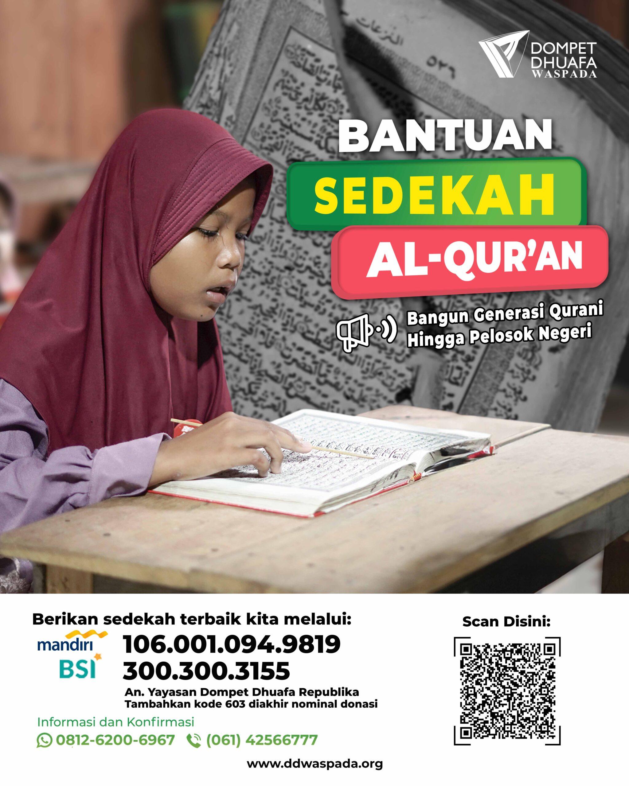 Bantuan Sedekah Al-Quran