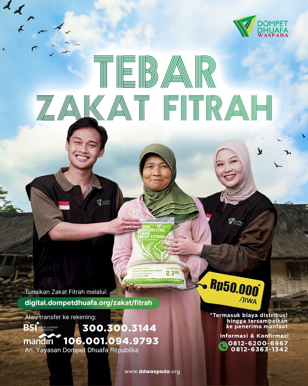 Tebar Zakat Fitrah