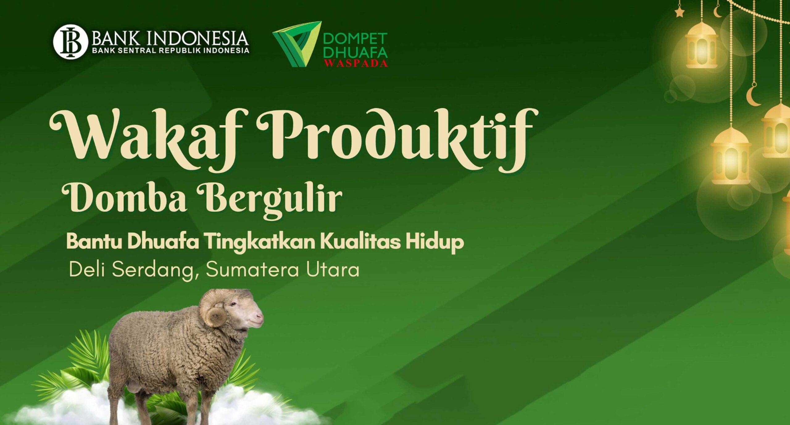 Wakaf Produktif Domba Bergulir