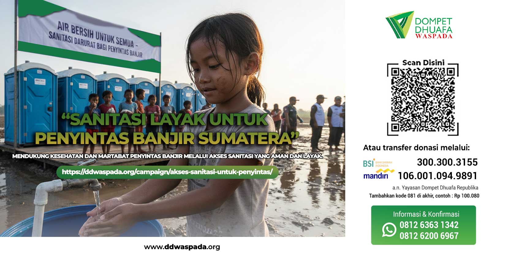 AKSES SANITASI UNTUK PENYINTAS