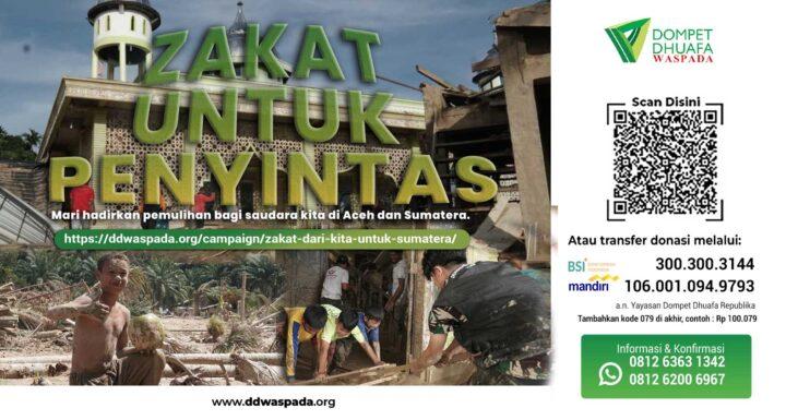 zakat dari kita untuk sumatera