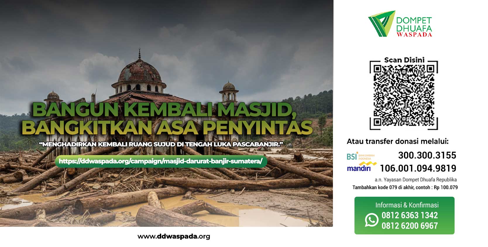 Masjid Darurat Banjir Sumatera