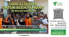 Seribu Alquran  untuk Aceh Tamiang  di Bulan Ramadan