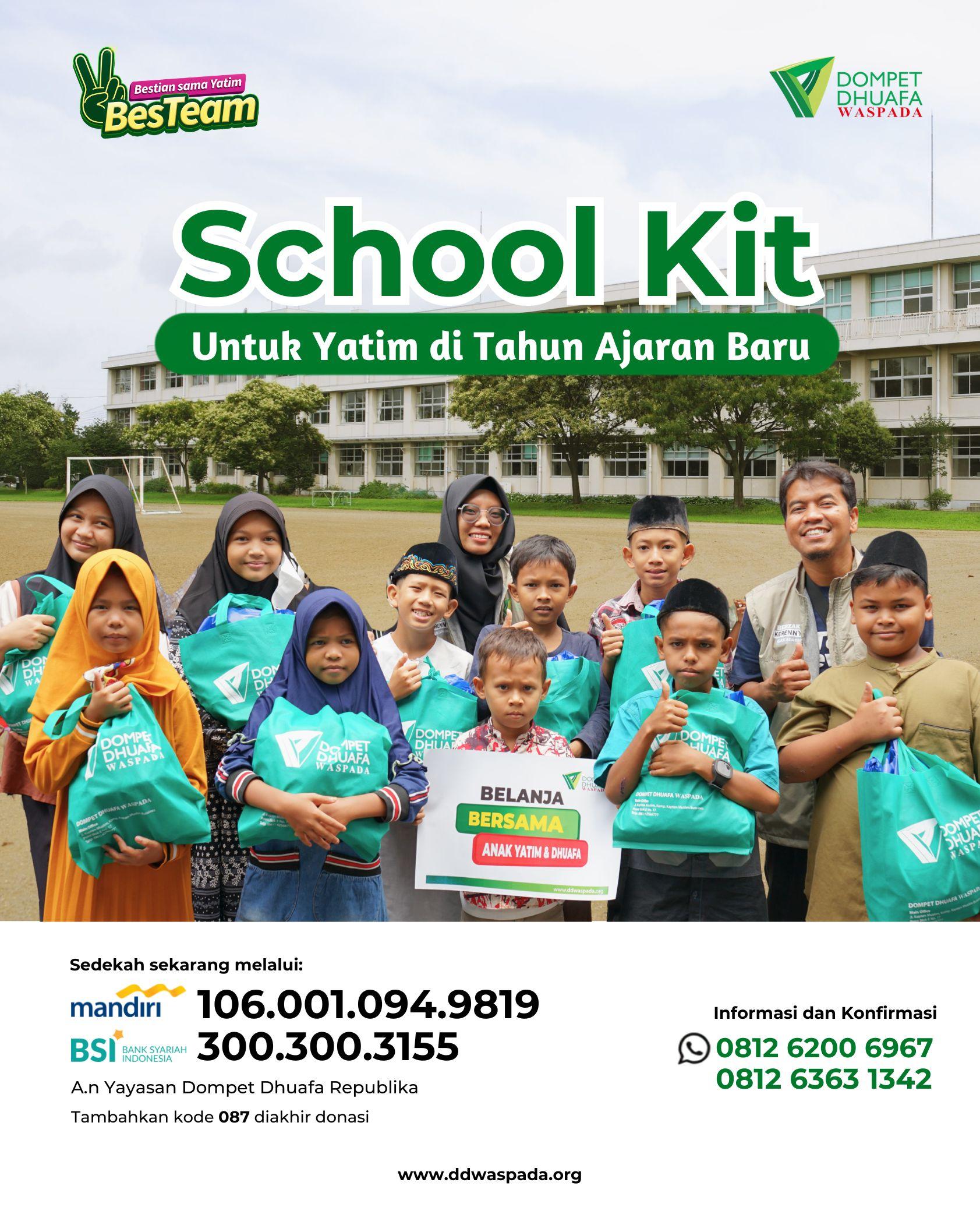 Paket School Kit Untuk Yatim